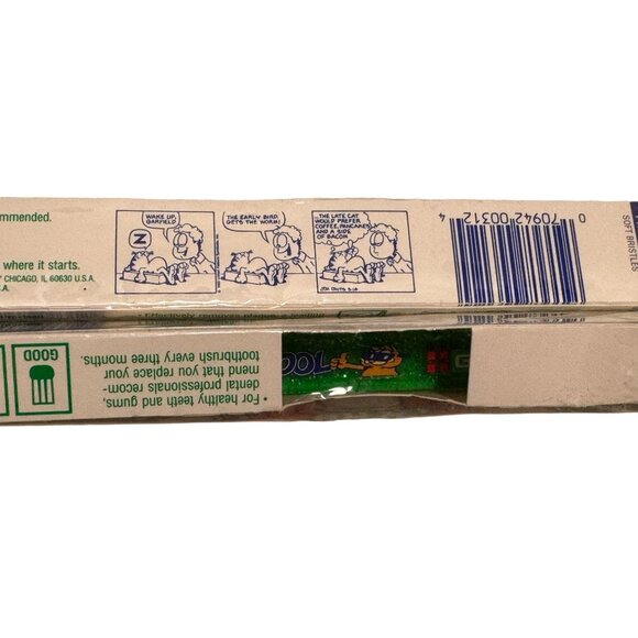 Butler GUM Pre-Teen 312 Soft Bristle Garfield Toothbrushes Sparkles NEW Lot of 2 - Picture 3 of 3